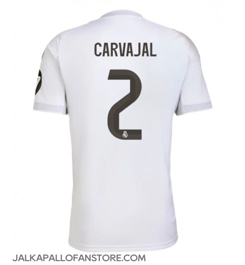 Real Madrid Daniel Carvajal #2 Kotipaita 2025-26 Lyhythihainen Real Madrid Daniel Carvajal #2 Kotipaita 2025-26 Lyhythihainen